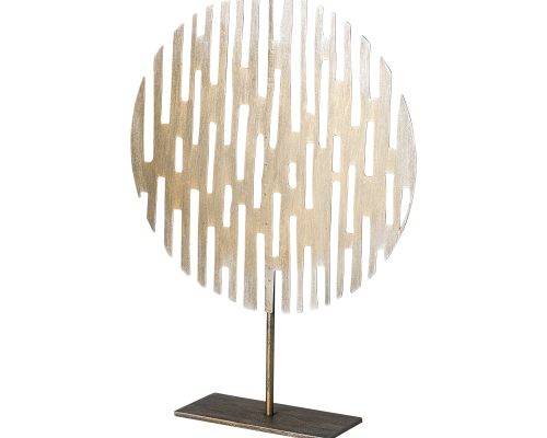 Alternative view of Mercana Ezra (Large) 13L x 3W Gold Metal Circular Decorative Object