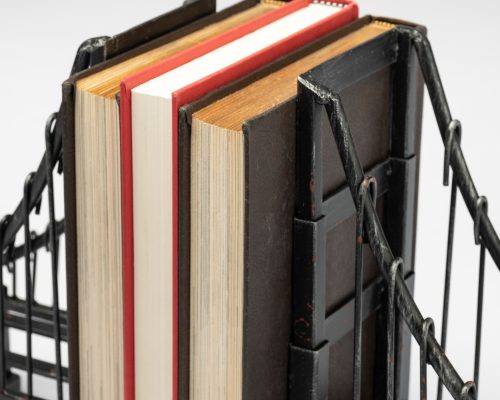Mercana Suspension Set of 2 19L x 4W Brown Wrought Iron Suspension Bridge Bookends - Image 9
