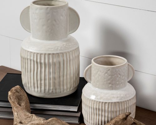 Mercana Judy Large Eggshell Ceramic Vase - Image 5