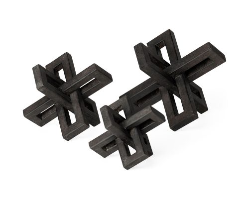 Mercana Aleph (Set of 3) Black Metal Small Medium & Large Jacks - Image 2