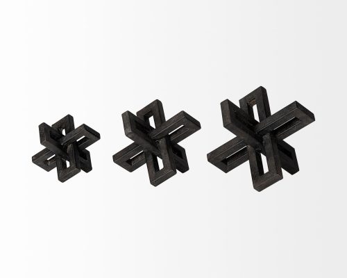 Mercana Aleph (Set of 3) Black Metal Small Medium & Large Jacks - Image 4