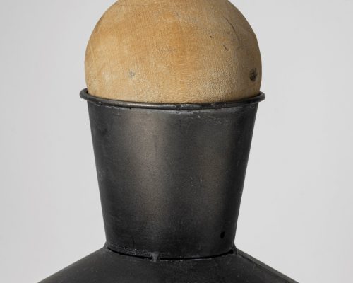 Mercana Asher Set of Two Black Metal Urns - Image 6