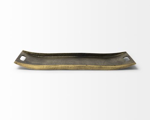 Mercana Drey 24L x 10W Gold Rectangular Tray - Image 6