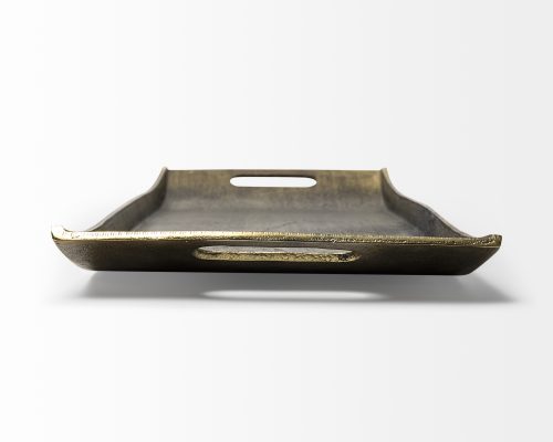 Mercana Drey 24L x 10W Gold Rectangular Tray - Image 7