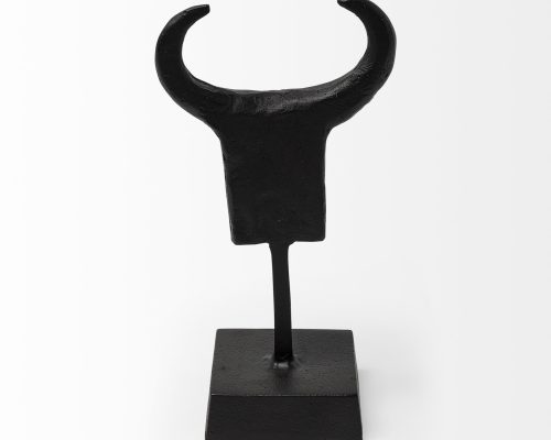 Mercana Caleb 4L x 5W Black Metal Tribal Figurine - Image 6