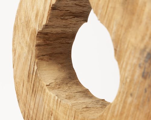 Mercana Ironwood II (Small) 13L x 4W Natural Wooden Circular Object - Image 10