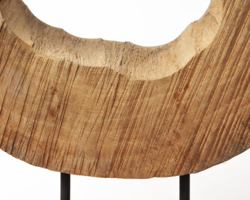 Mercana Ironwood II (Small) 13L x 4W Natural Wooden Circular Object - Image 11