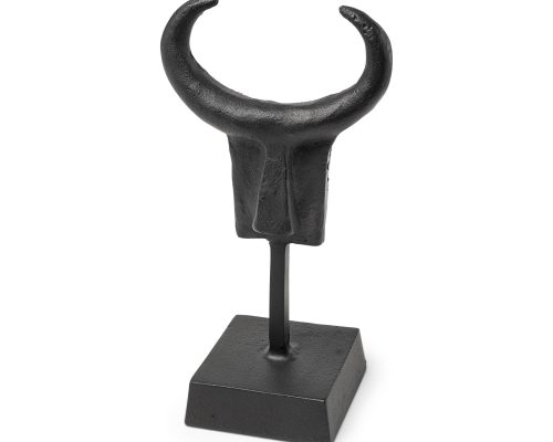 Mercana Caleb 4L x 5W Black Metal Tribal Figurine - Image 2