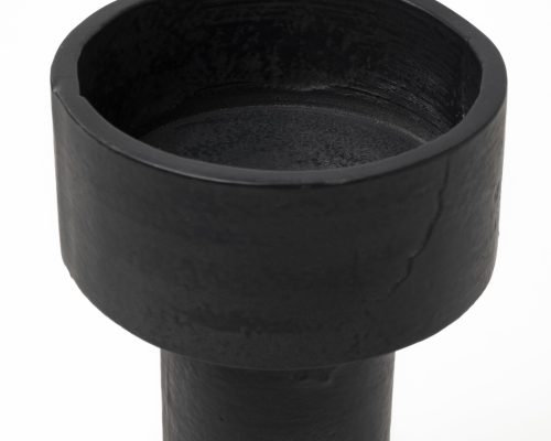 Mercana Bolton I 3.9L x 3.9W x 10.6H Black Metal Table Candle Holders - Image 9