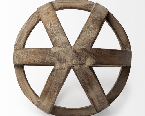 Mercana Tibik 8L x 8W Natural Wooden Orb - Image 6