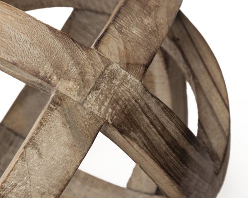 Mercana Tibik 8L x 8W Natural Wooden Orb - Image 8