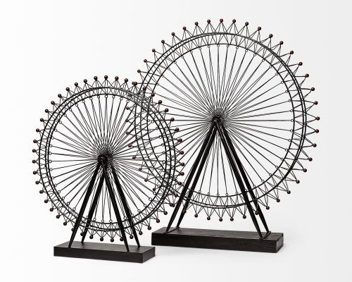 Mercana London Eye 3L x 25W Black Metal London Eye Replica - Image 6