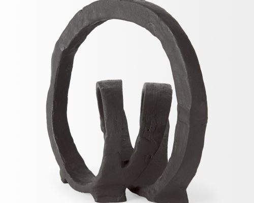 Mercana Stanislaw II Black Metal Infinite Ribbon Sculpture - Image 7