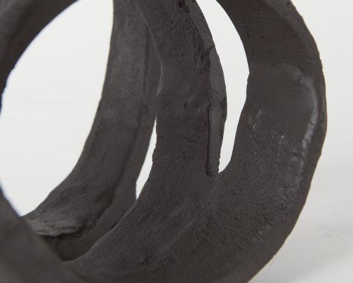 Mercana Stanislaw II Black Metal Infinite Ribbon Sculpture - Image 10