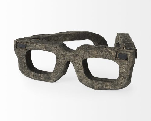 Mercana Elliot 13L x 14W Brown Wooden Eyeglasses - Image 9