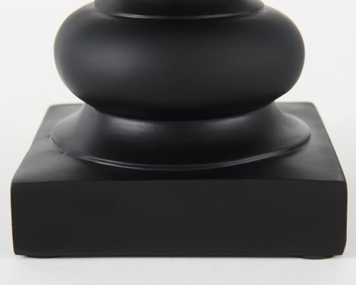 Mercana Murray 6.0L x 4.5W x 13.0H Black Painted Resin Fox in a Suit Bust - Image 10