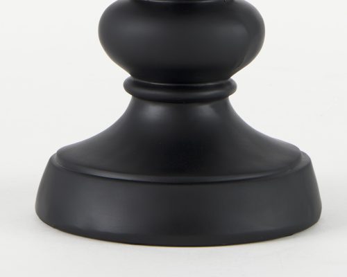 Mercana Mozart 8.2L x 6.0W x 22.5H Black Painted Resin Deer Bust - Image 10