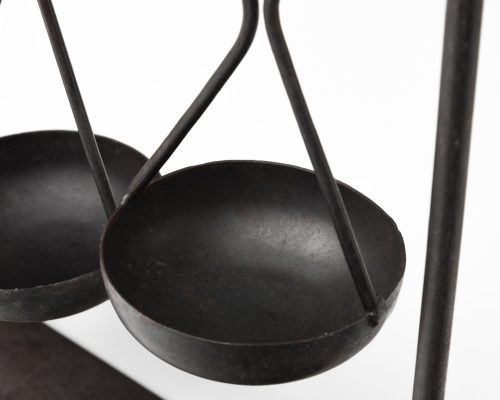 Mercana Enos 19L x 3W Black Metal 4 Bowl Ancient Spice Market Decorative Display - Image 7