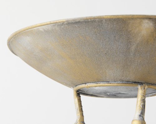 Mercana Chadwick II 13L x 13W Gold Metal Webbed Feet Bowl - Image 10