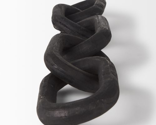 Mercana Alix 29.0L x 5.0W x 5.0H Black Wood Link Chain Decorative Object - Image 7