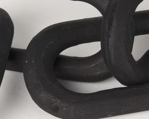 Mercana Alix 29.0L x 5.0W x 5.0H Black Wood Link Chain Decorative Object - Image 10