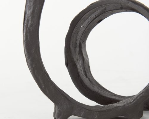 Mercana Stanislaw II Black Metal Infinite Ribbon Sculpture - Image 11