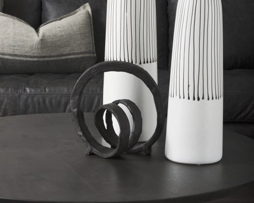 Mercana Stanislaw II Black Metal Infinite Ribbon Sculpture - Image 5