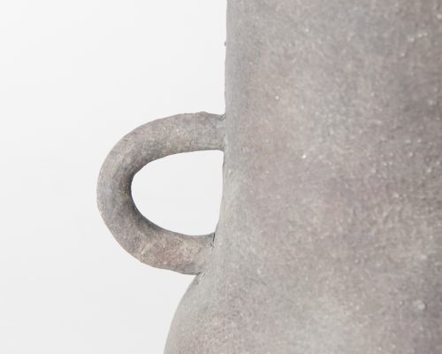 Mercana Armani 10.4H Brown-Gray Double Ear Ceramic Vase - Image 9