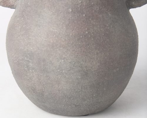 Mercana Armani 10.4H Brown-Gray Double Ear Ceramic Vase - Image 10