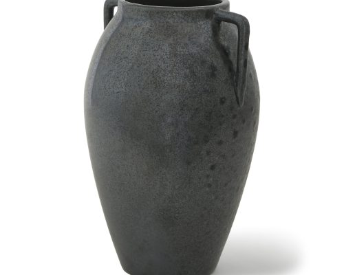 Mercana Kora Medium Dark Metallic Double Ear Vase - Image 2