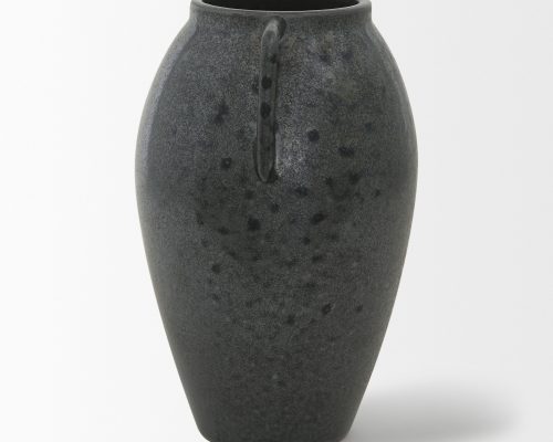 Mercana Kora Medium Dark Metallic Double Ear Vase - Image 5