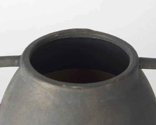 Mercana Kilian Medium Brown-Gray Double Ear Vase - Image 7