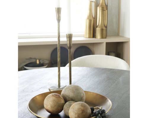Mercana Carrick (Set of 3) Natural Wood Decorative Spheres - Image 4