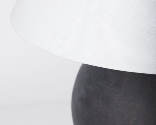 Mercana Marvin Black Ceramic Table Lamp - Image 7