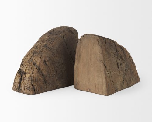 Mercana Incana Handmade Reclaimed Wooden Bookends - Image 5