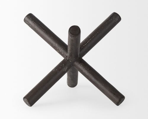 Mercana Astericks II (Medium) 8L x 7W Brown Metal Decor Object - Image 3