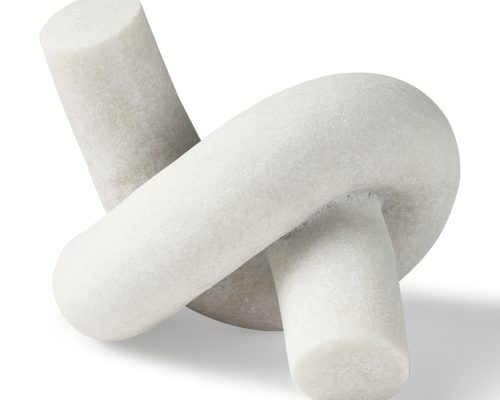 Mercana Otto Granite Resin Small Knot Sculpture Decorative Object - Image 2