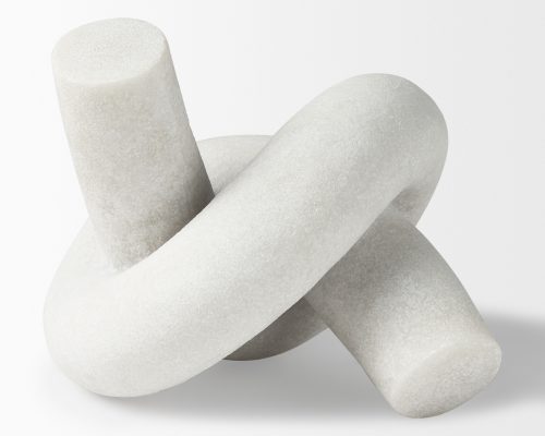 Mercana Otto Granite Resin Small Knot Sculpture Decorative Object - Image 5