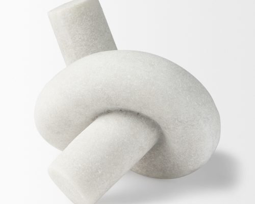 Mercana Otto Granite Resin Small Knot Sculpture Decorative Object - Image 6