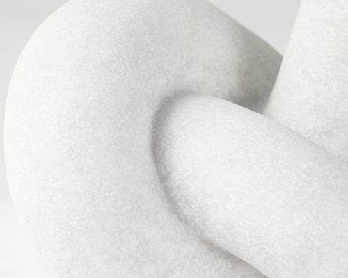 Mercana Otto Granite Resin Small Knot Sculpture Decorative Object - Image 8