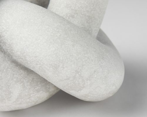 Mercana Otto Granite Resin Small Knot Sculpture Decorative Object - Image 9