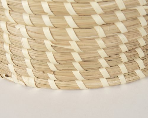 Mercana Kailini Set of 3 Nesting Seagrass & Palm Leaf Boxes with Lids - Image 7