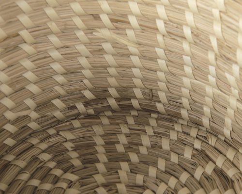 Mercana Kailini Set of 3 Nesting Seagrass & Palm Leaf Boxes with Lids - Image 8
