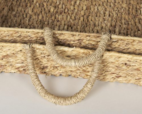Mercana Hona Set of 2 Large Recatangular Nesting Water Hyacinth Trays - Image 7