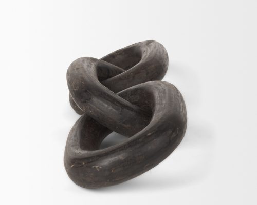 Mercana Tayla Large Black-Brown Wood Chain Link - Image 3