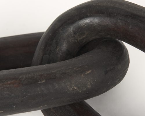 Mercana Tayla Large Black-Brown Wood Chain Link - Image 7