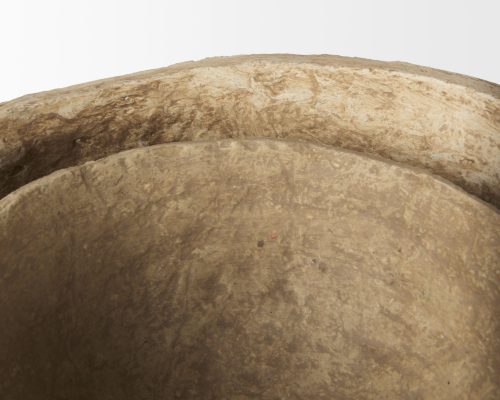Mercana Sonam Set of 2 Beige Paper Mache Spiked Bowls - Image 8