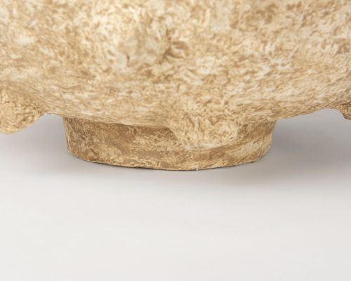 Mercana Sonam Set of 2 Beige Paper Mache Spiked Bowls - Image 10