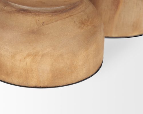 Mercana Aleena Wooden Candle Holder (Set of 2) - Image 7