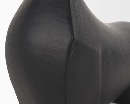 Mercana Radu Small Matte Black Metal Bull Decorative Object - Image 10